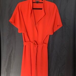 Ann Taylor Bold orange Dress